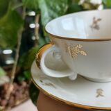 Foëcy porcelain coffee set - SFP - White and gold