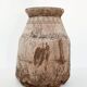Pot indien sculpté Wabi Sabi