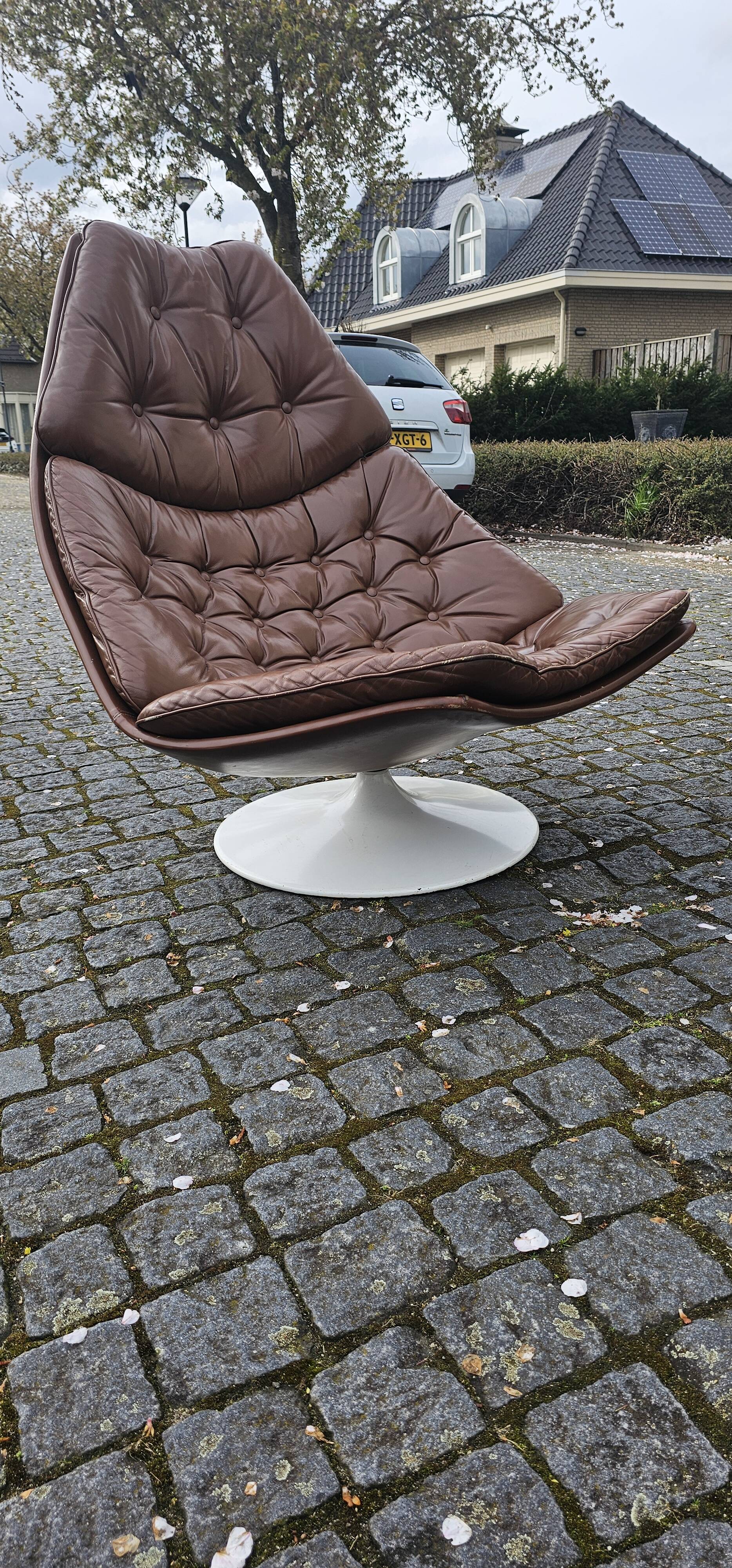 Geoffrey Harcourt pour chaise pivotante F588 pour Artifort