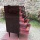 Vintage rag chest of drawers in varnished mahogany