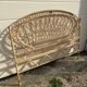 Rattan headboard Peacok 2 seats