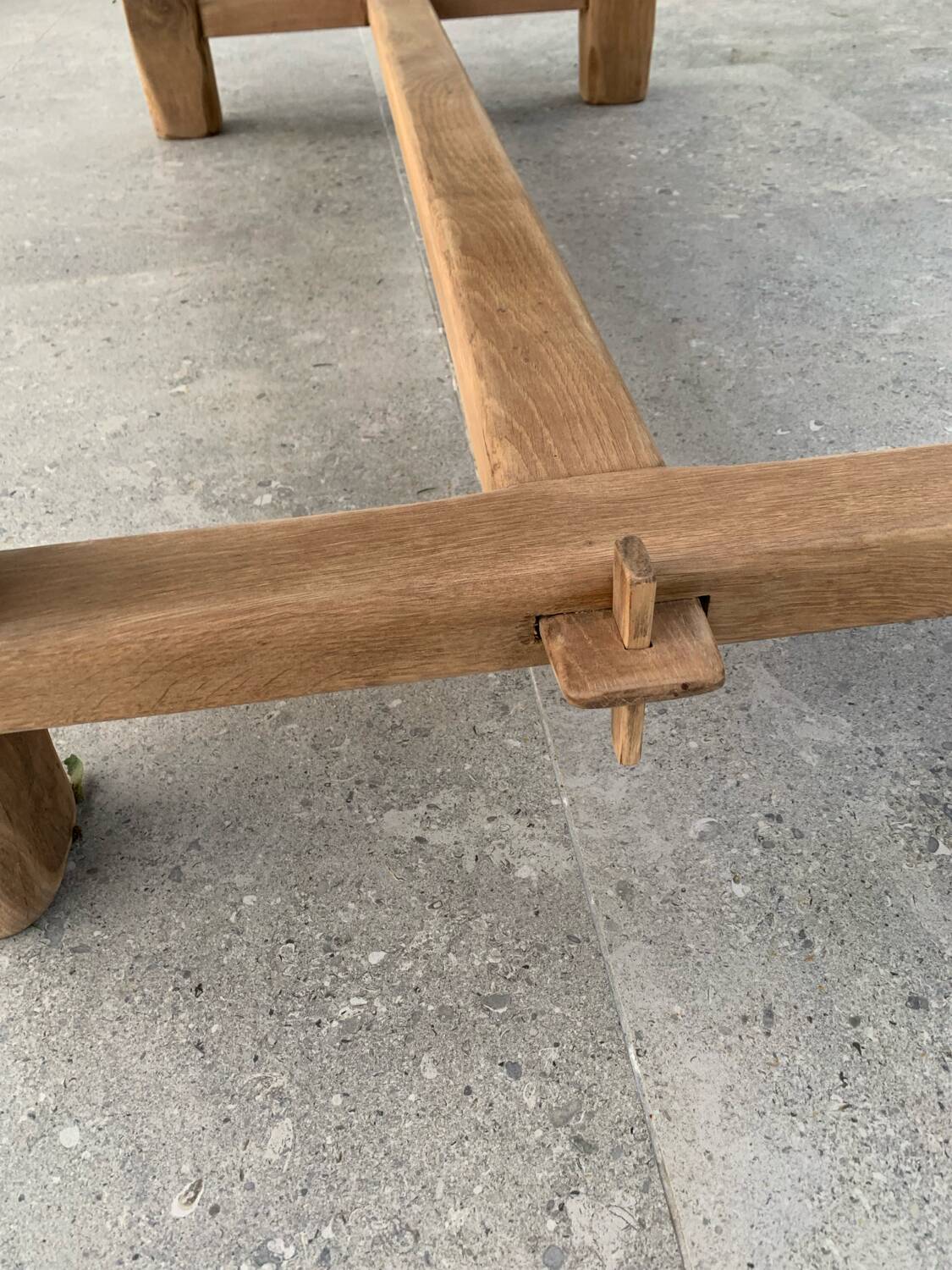 Solid oak farmhouse table