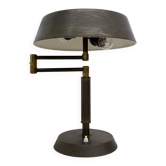 Mid-century Italian brass table desk lamp with pantograph arm, 1940s