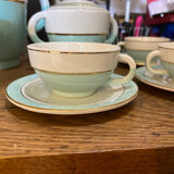 Dorchies earthenware coffee set 8 cups