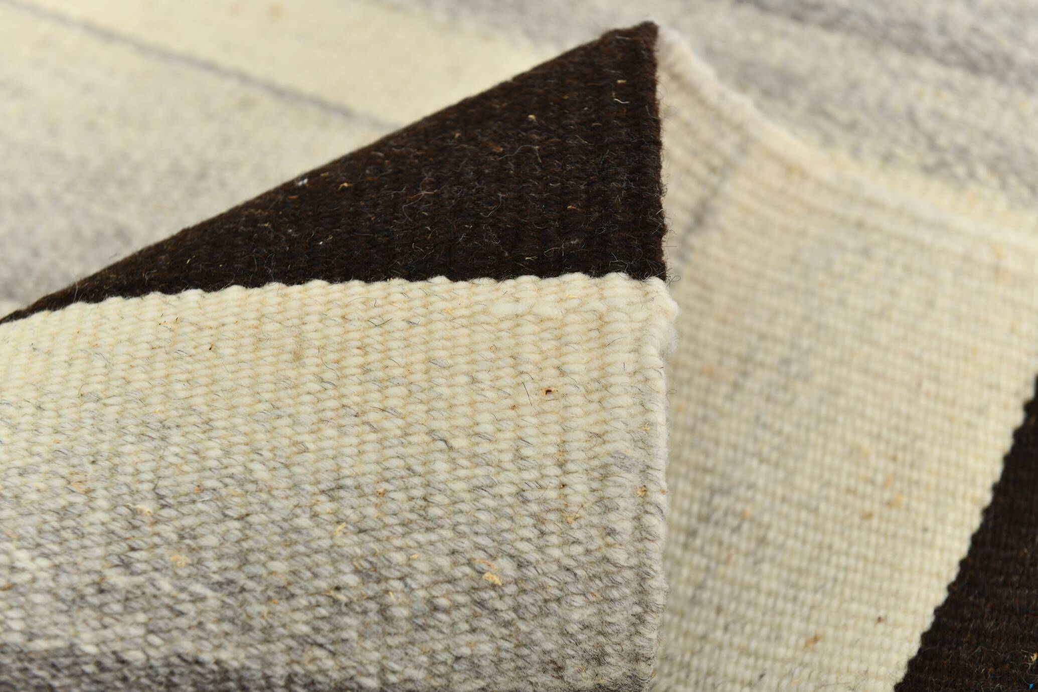 10x13 Kilim Gray, Beige, Black Modern Turkish Kilim Rug, 294x384Cm