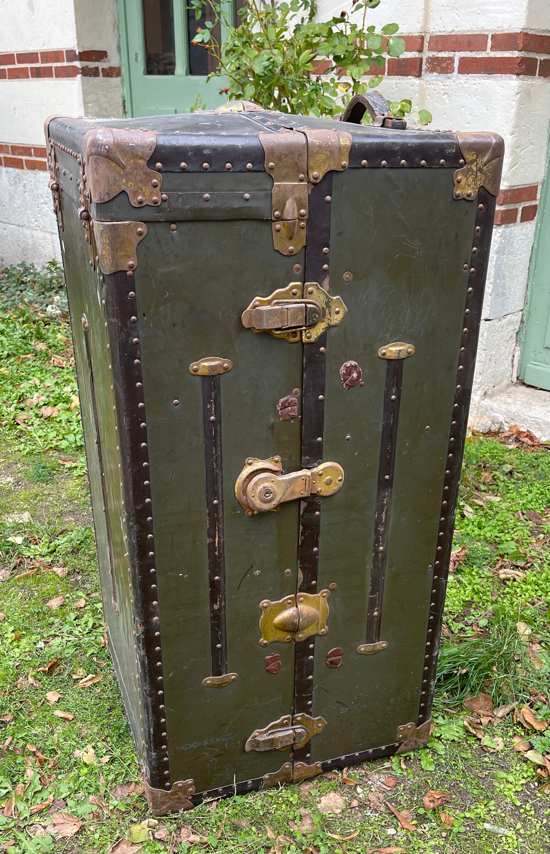 Vintage travel trunk
