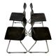 Lot de 4 chaises Elmar Flötotto design années 70