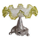 Glass bowl and Art Nouveau regulator