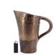 Golden ceramic pitcher, 1950s