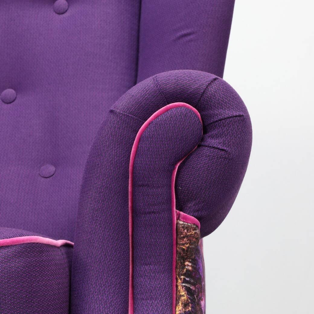 Classic Wing Chair in the style of Howard & Sons, 1960s