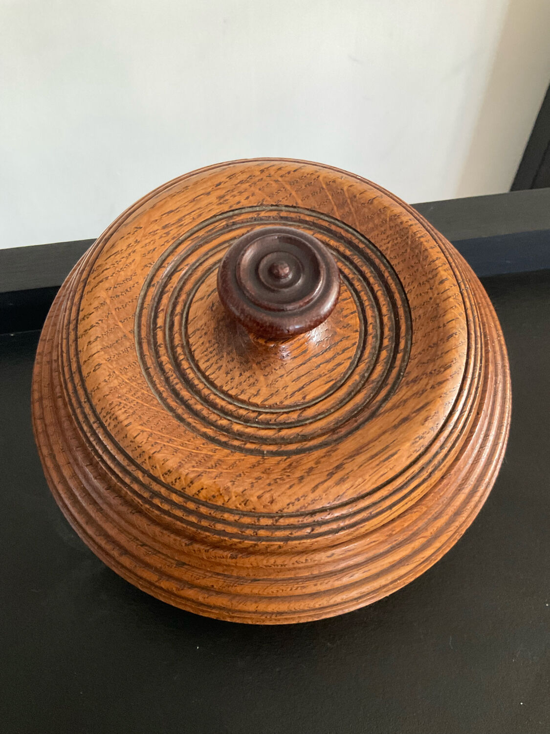 Empty pocket vintage wooden box