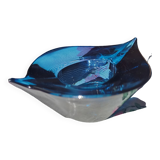 2 blue Villeroy & Boch candle holders