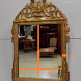 Golden wooden mirror, Louis XVI style - early 20th century
