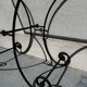 Console en fer forgé et verre