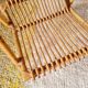 Side table magazine rack in rattan - 1960 design
