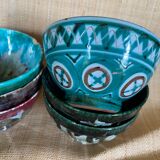 Six bowls Picault and Morvan