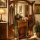 Large Art Deco coat rack