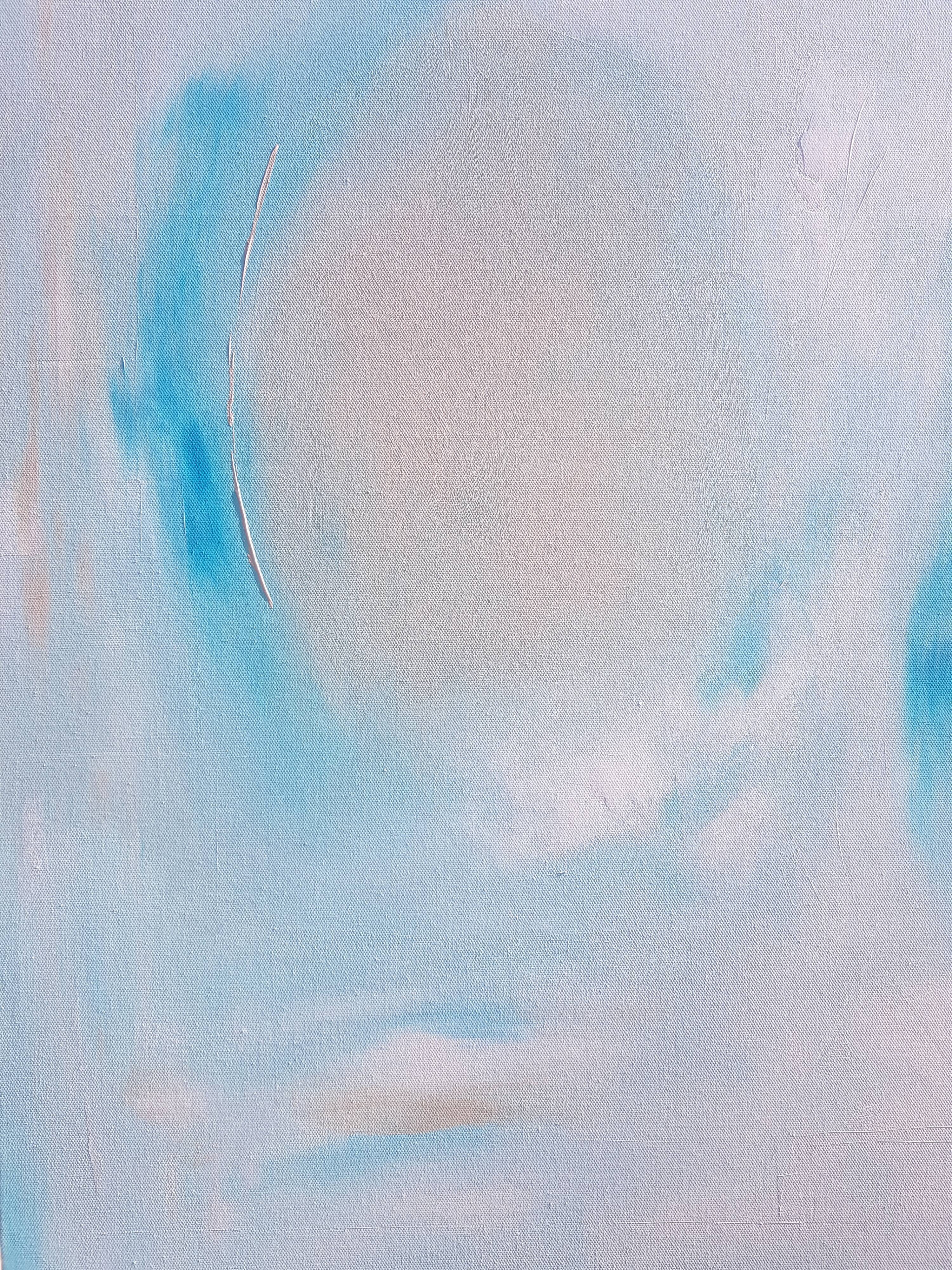 Abstract painting painting "SOFT BUBBLES" handmade