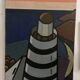 Oil painting on canvas "The Lighthouse" by Franco Prayer (1924)