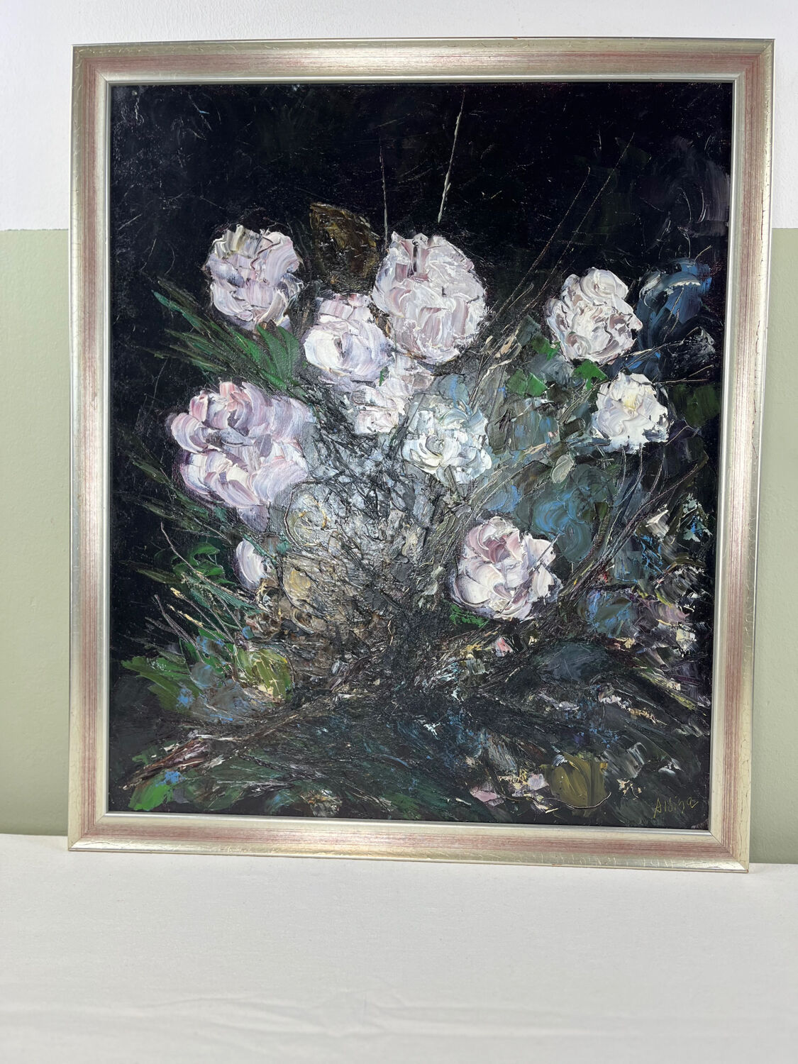 Flower bouquet painting