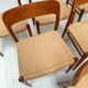 1950s set of 6 vintage Danish teak dining chairs No. 75 by Niels O. Møller