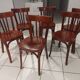 Suite of 6 chairs by Baumann vintage 1970s