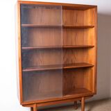 Bibliothèque, Vitrine, Danoise en Teck par Borge Mogensen pour Soborg Mobelfabrik 1960.