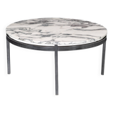 Round marble coffee table