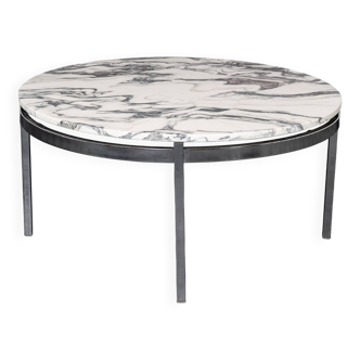 Round marble coffee table