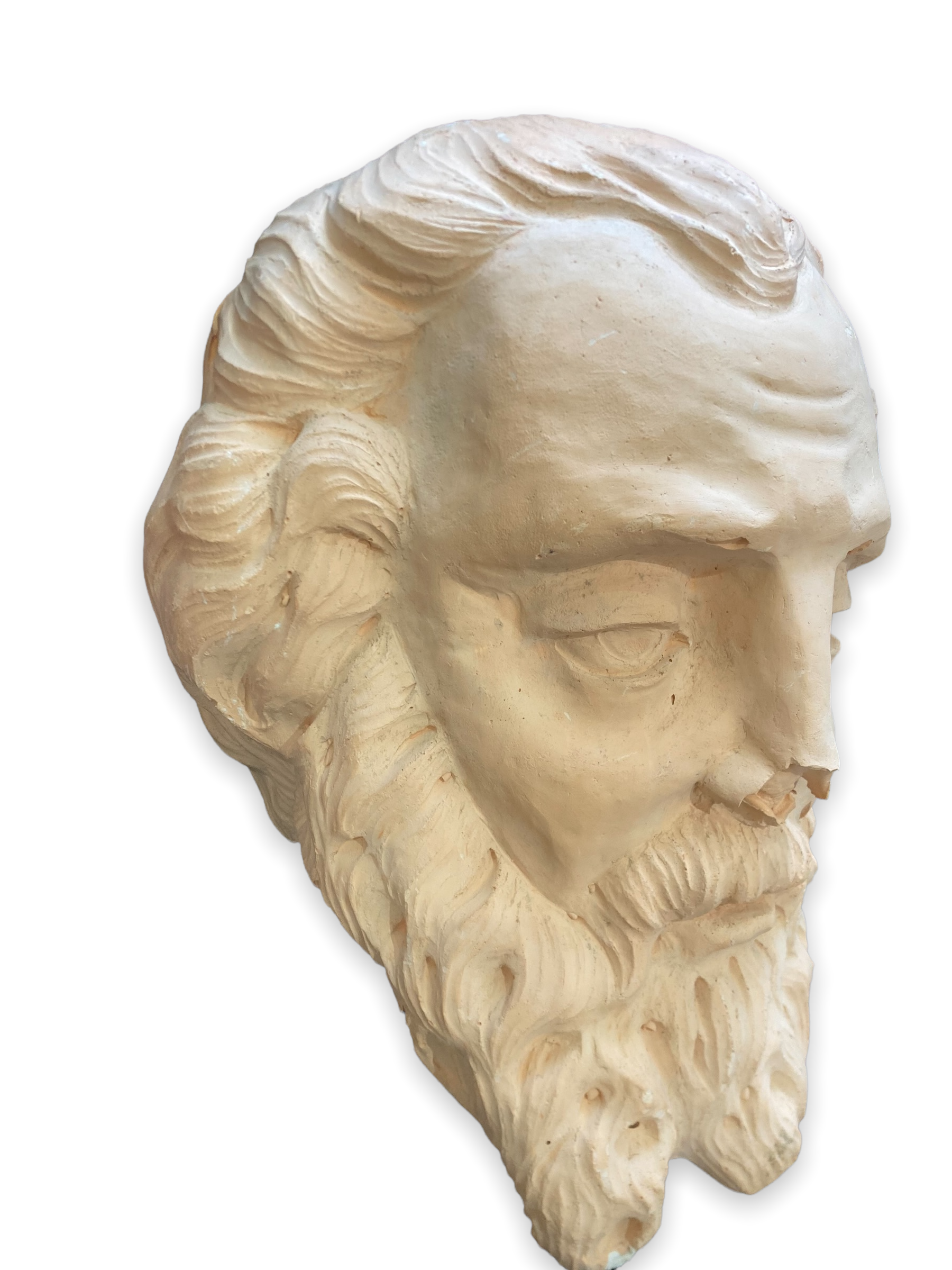 Antique style plaster head