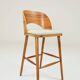 Brasil Apple Green Granola Palisander Bar Stool