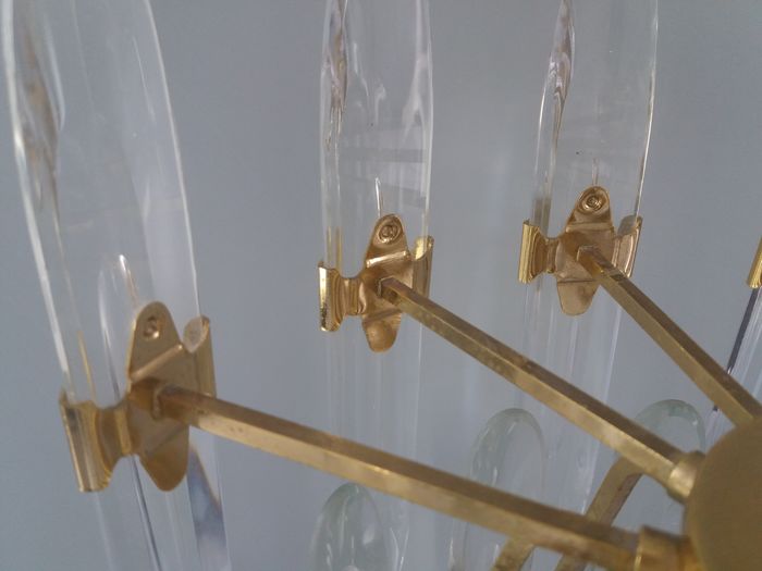 Brass chandelier from Sciolari