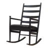 Beech rocking chair, Danish design, 1970s, production Denmark