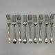 Set of 15 soup spoons and 9 lunch forks by Christofle.