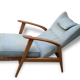 Fauteuil Relax lounge chair Knoll Antimott  a systeme