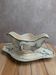 Antique sauce boat in Lunéville ironstone – Marguerite model – Blue decoration