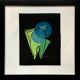 Small cubist painting. France, 1950s.