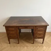 Master's desk, former minister in solid oak