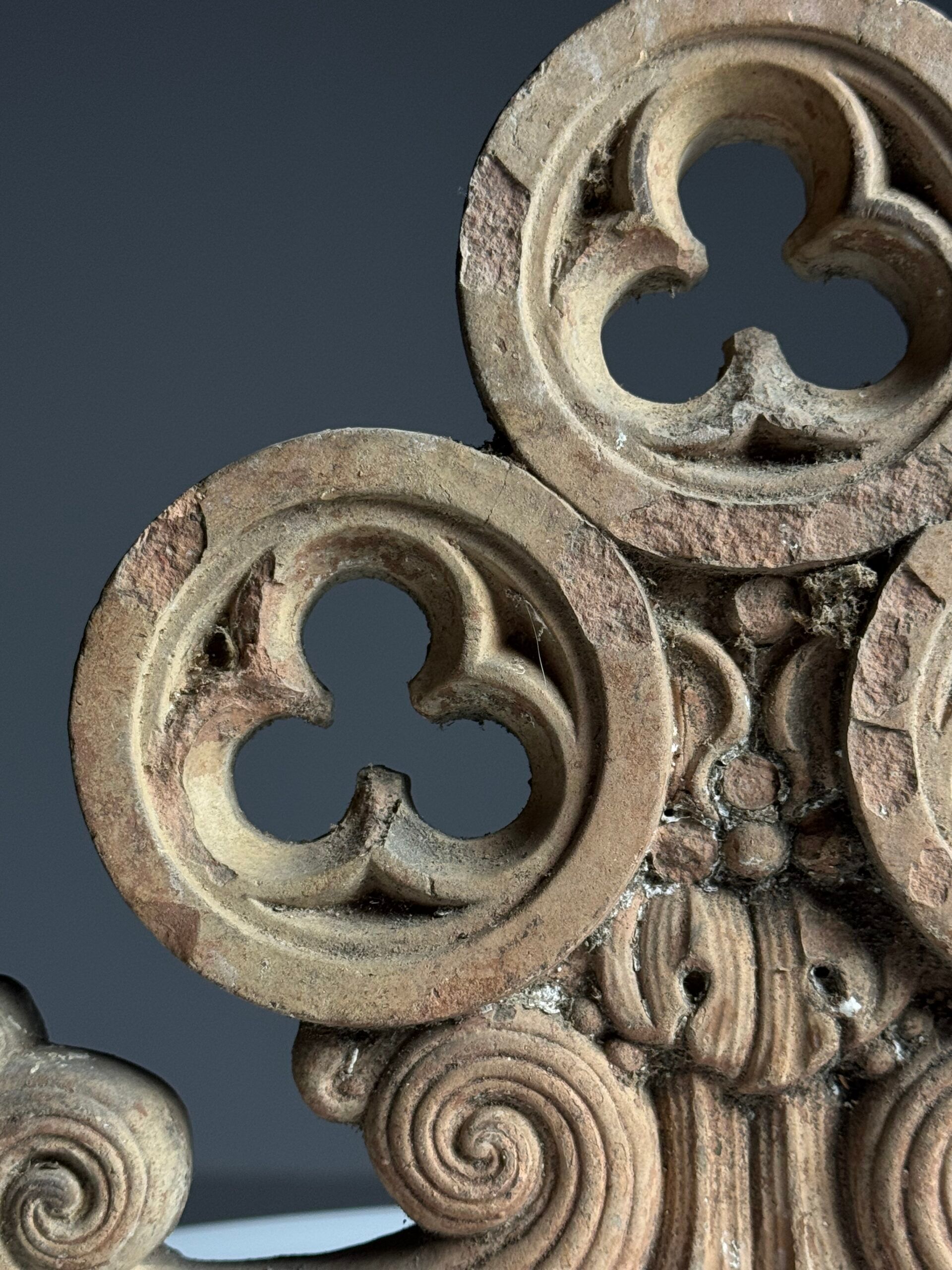 Neogothic terracotta ornaments