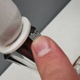 Glass table lamp, made by Swedish Flygsfors in the 1960s