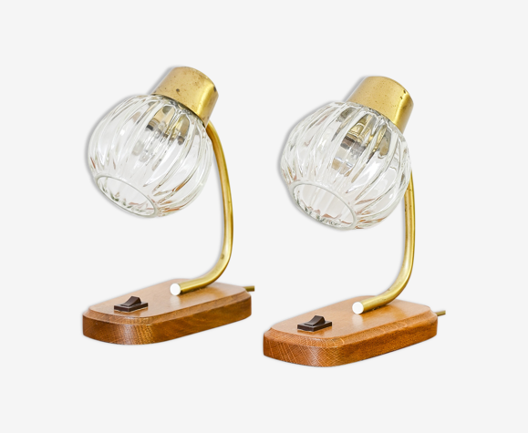 Paire de lampes de Paul Neuhaus