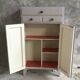 Occasional furniture with drawers and cupboard - vintage mid 20th century