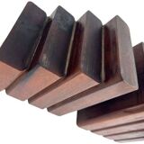 Vintage wooden bookends / book stand / decor