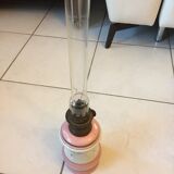 Ancienne lampe à pétrole en céramique