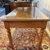 Louis Philippe style oak desk or table
