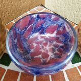 Set of Marmorean glass cups from Soisy Glassworks on school