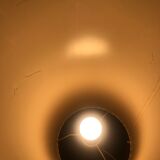 Scandinavian tripod floor lamp with 60s lampshade