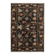 Tapis persan floral noir