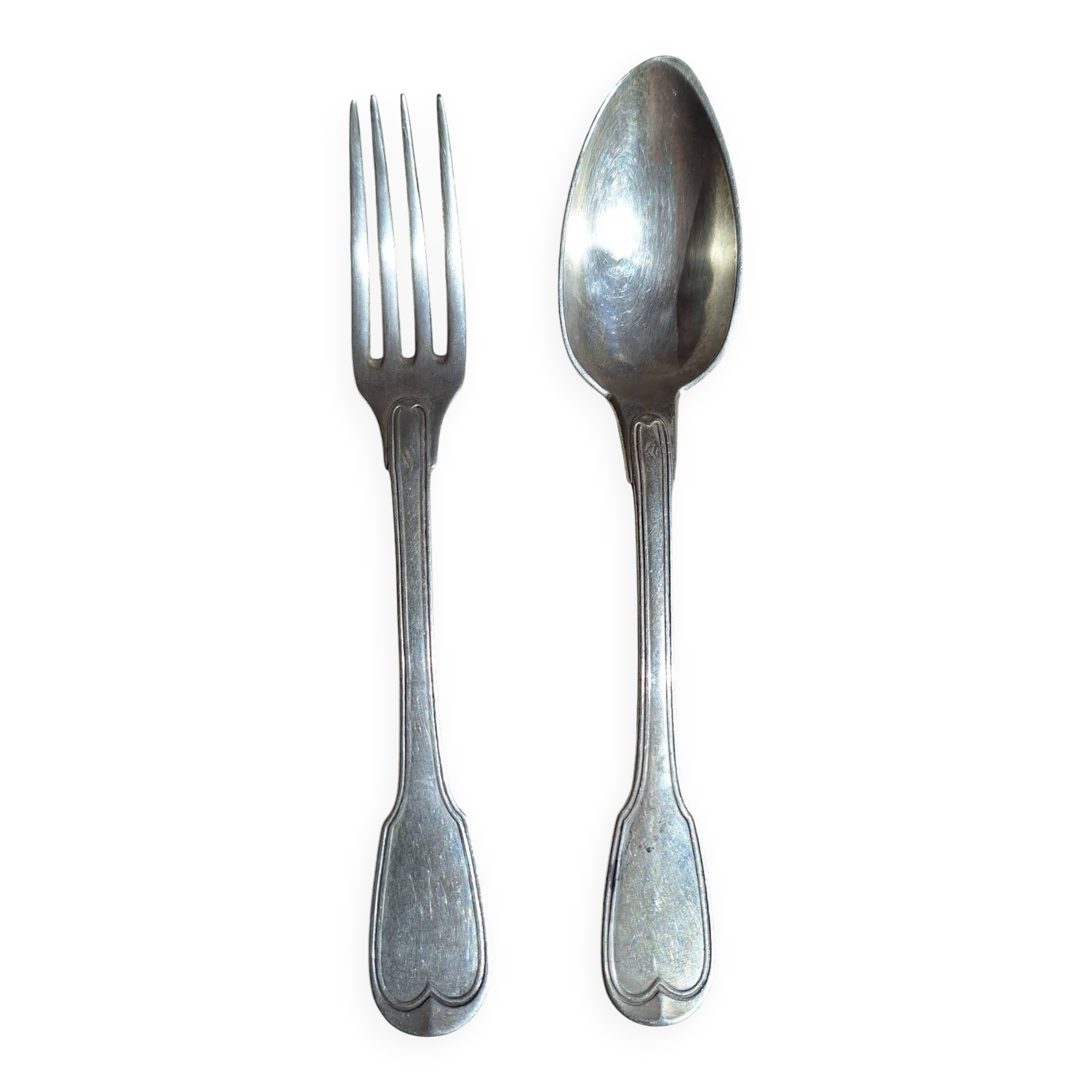 Couverts de table en argent massif Nicolas Pierre Béguin (1840/50)