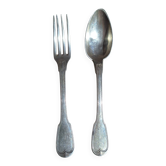 Solid silver tableware by Nicolas Pierre Béguin (1840/50)